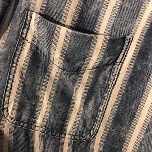 Blue/white BOYFRIEND FIT button down